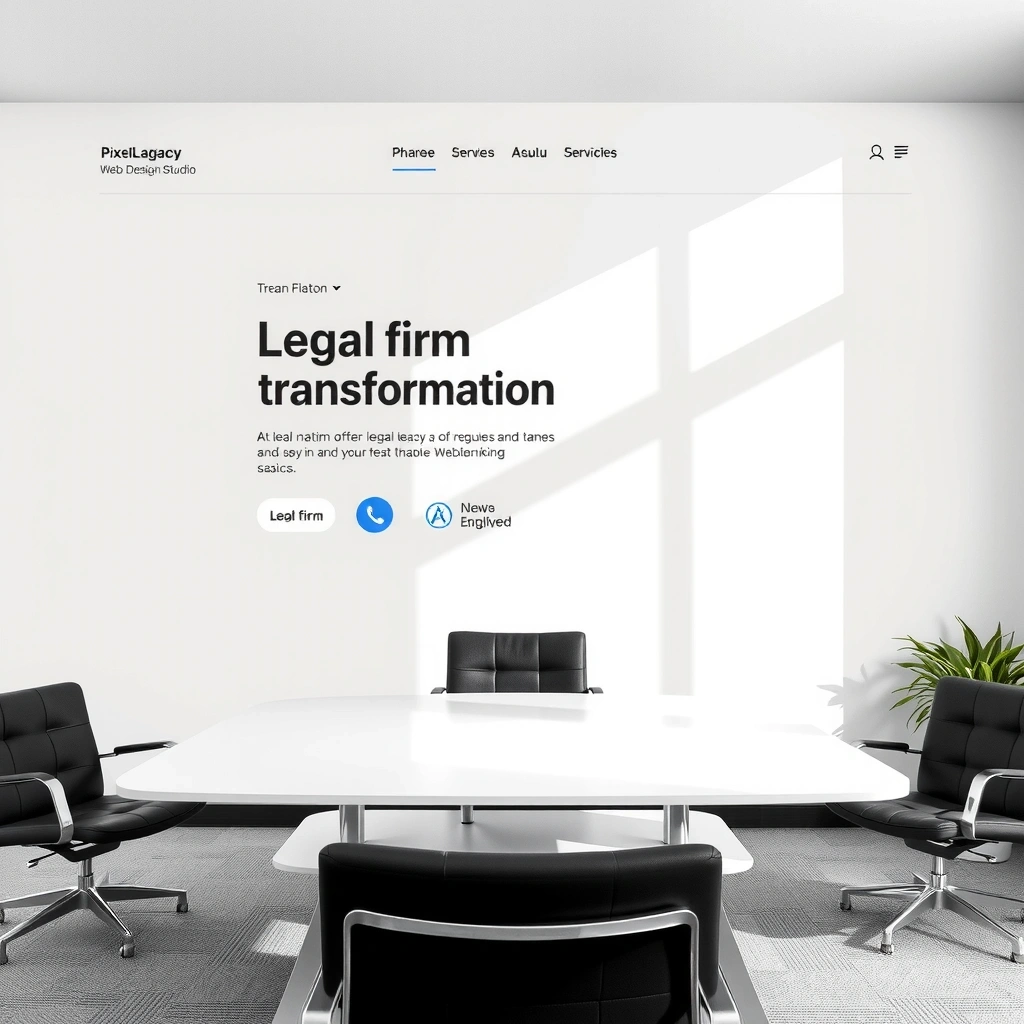 Legal firm website transformation